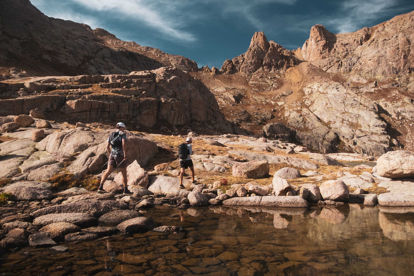 High, broken ground in the Colorado mountains.
