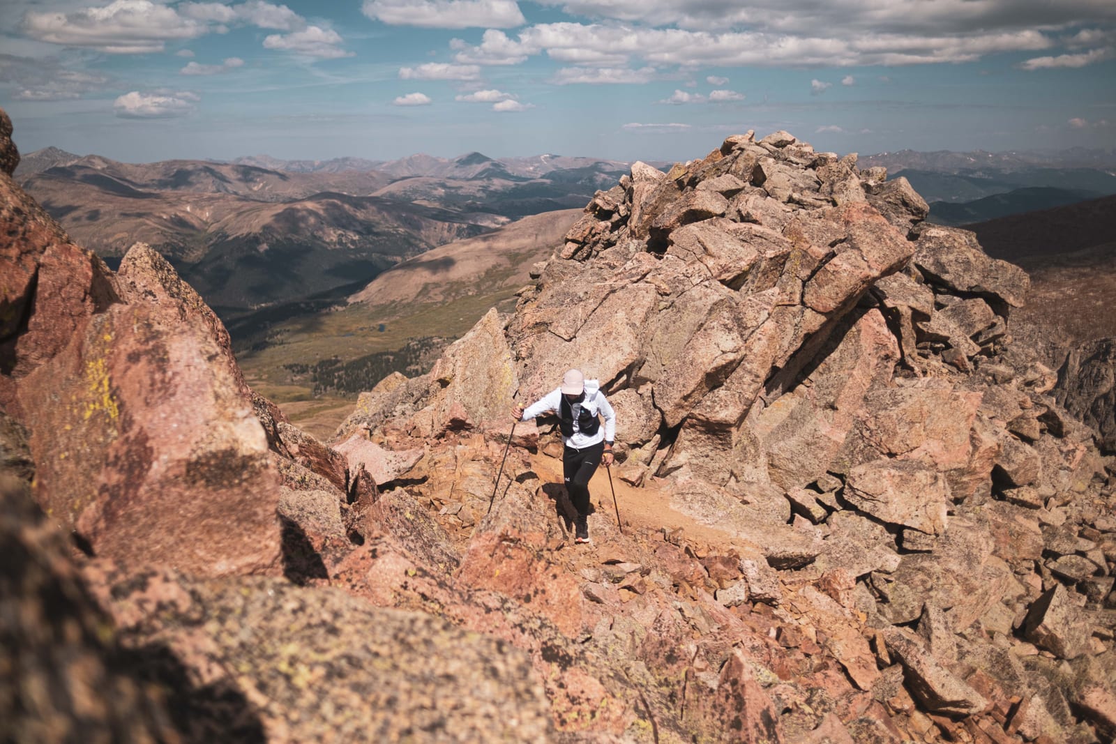A ridgeline in the Colorado high country.