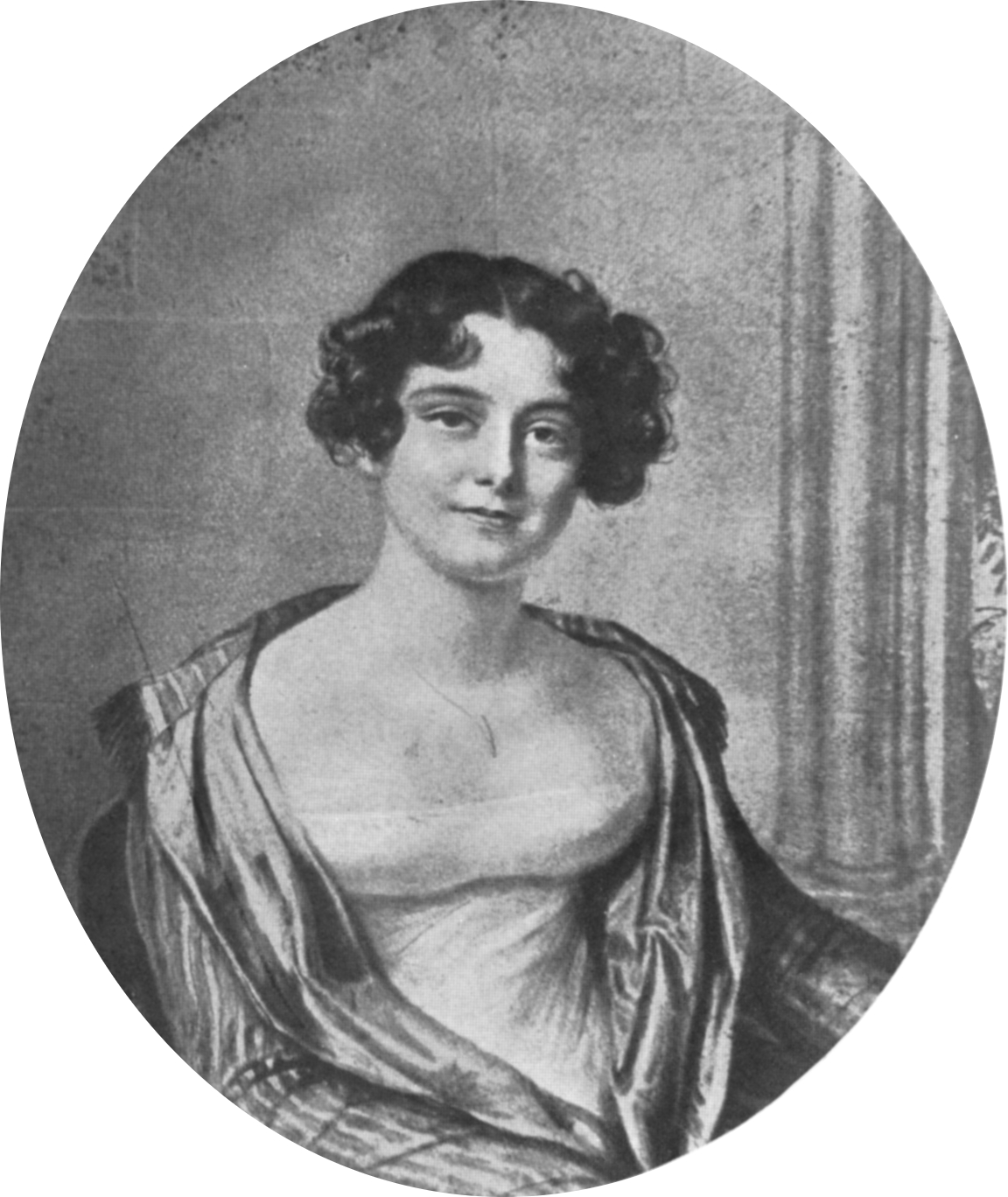 Lady Jane Franklin, after Amelie Romilly (1816).