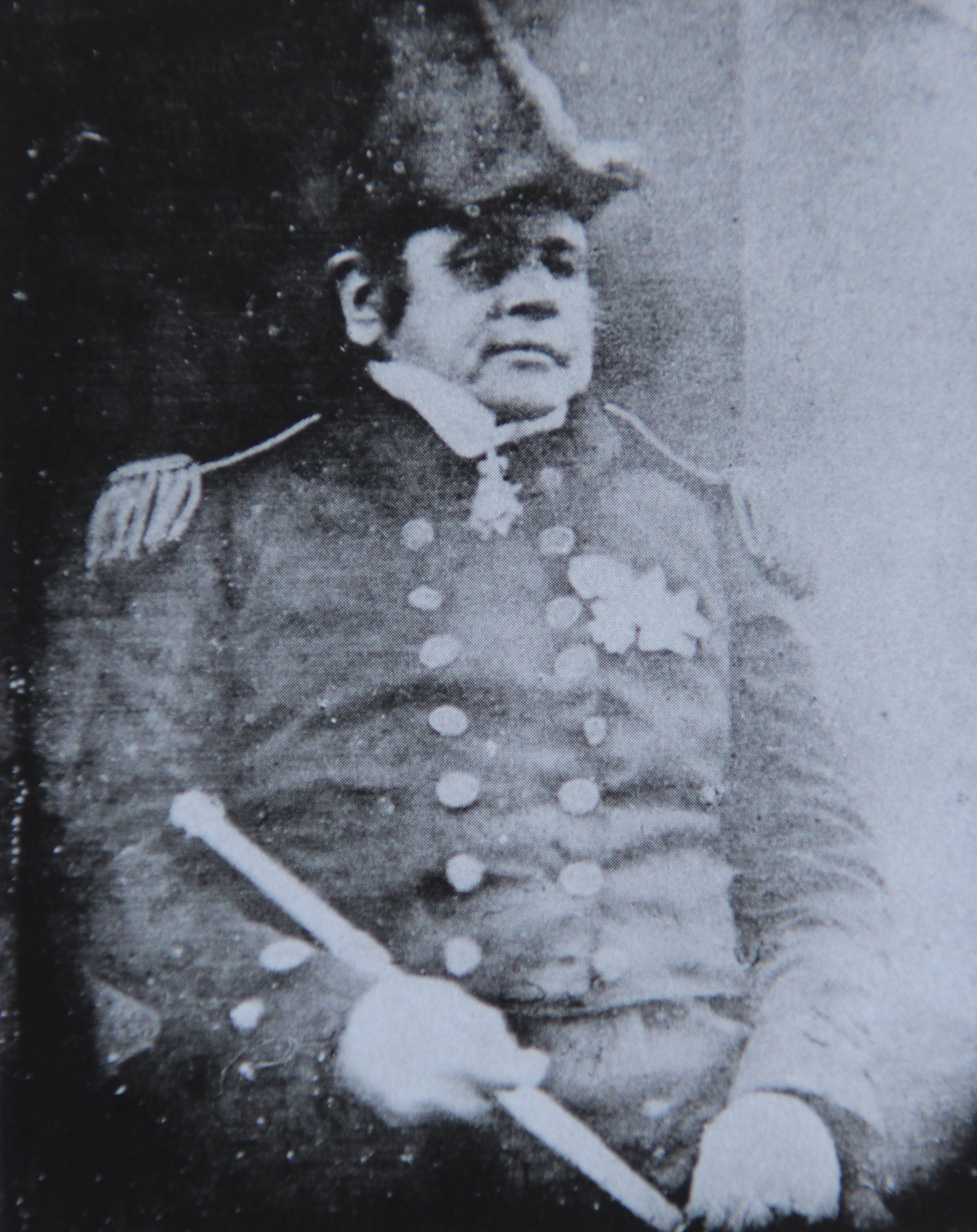 Sir John Franklin, photographed on board HMS Erebus in May 1845, days before sailing.