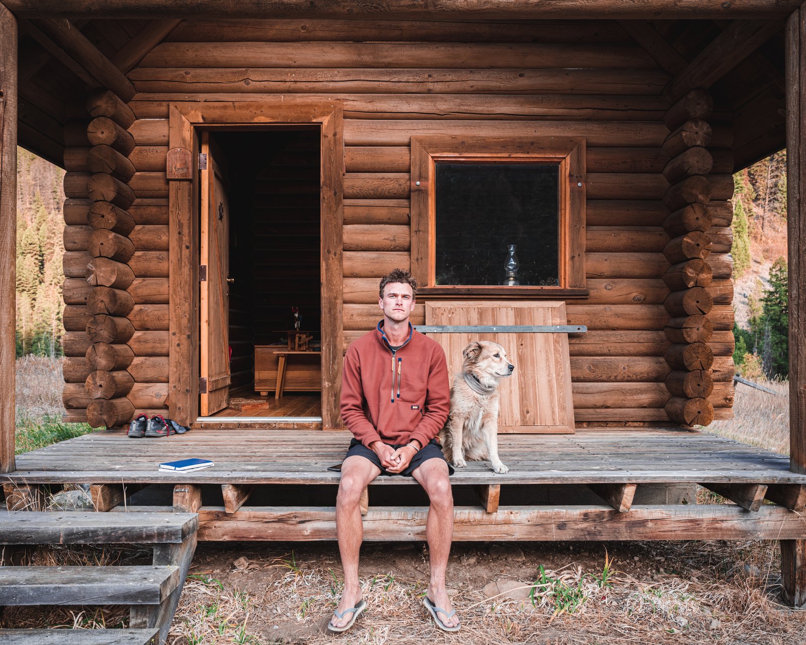 Family Portrait, Gibbonsville, Idaho, USA - 20,200 miles walked together.